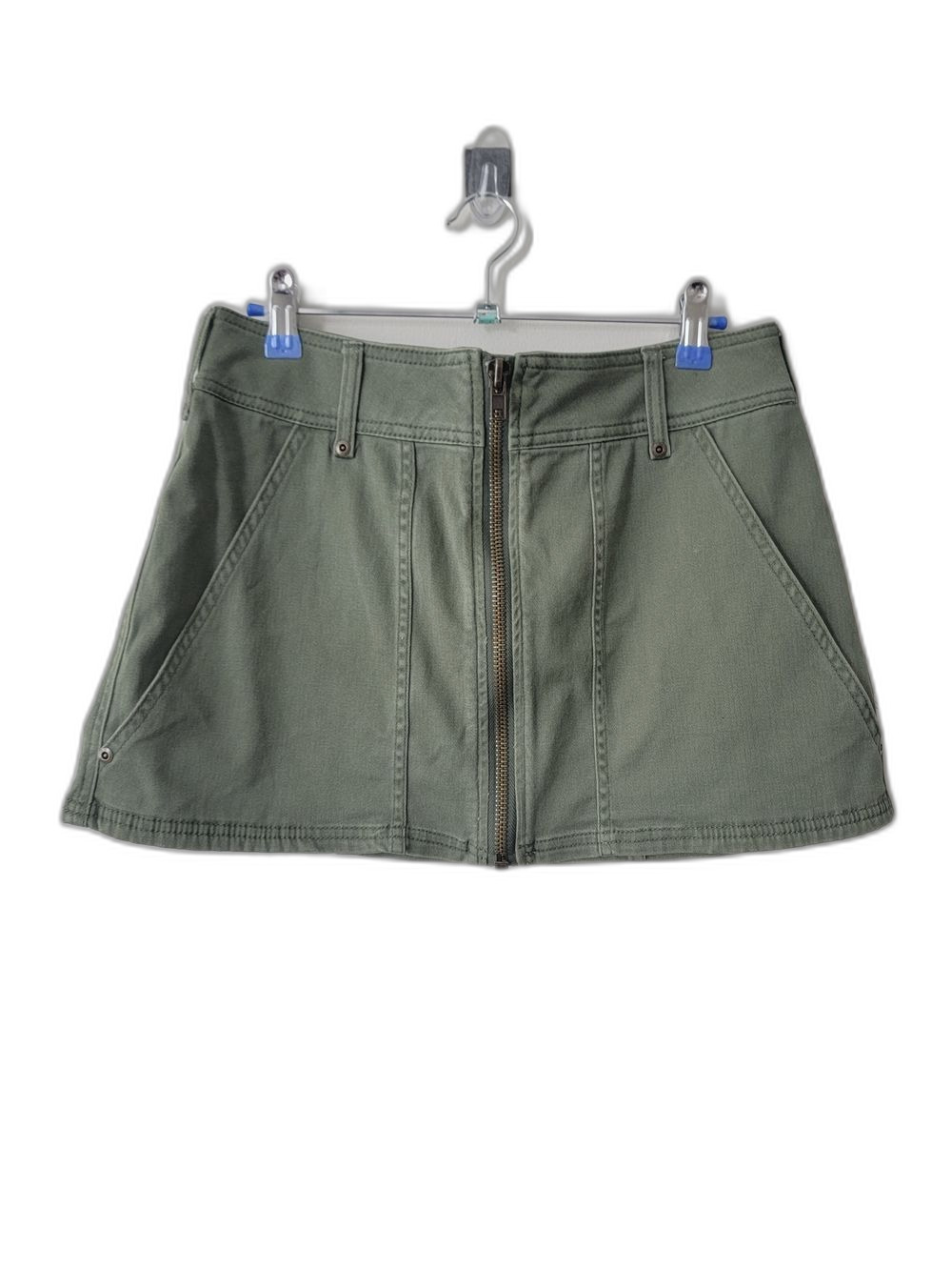 Free People Mini Skirt Green Size 4 Boho